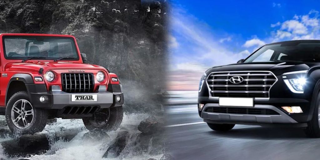 Hyundai Creta vs Mahindra Thar