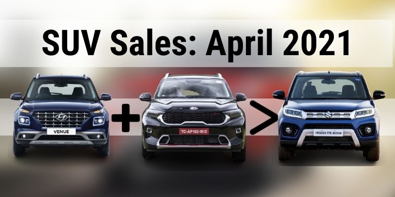 SUV Sales April 2021