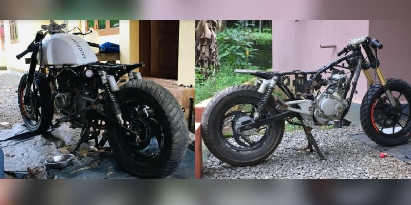 The RE Himalayan Tank and Modified Chassis