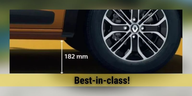 Renault Triber Offers Best-in-class Ground Clearance