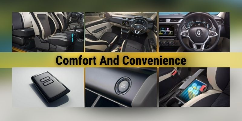 Triber offers comfort and convenience
