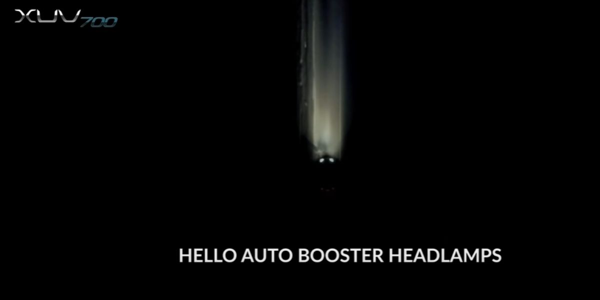 Mahindra XUV700: Auto booster headlamps