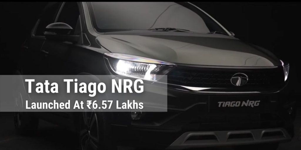 Tata Tiago NRG Launched At Rs. 6.57 Lakhs