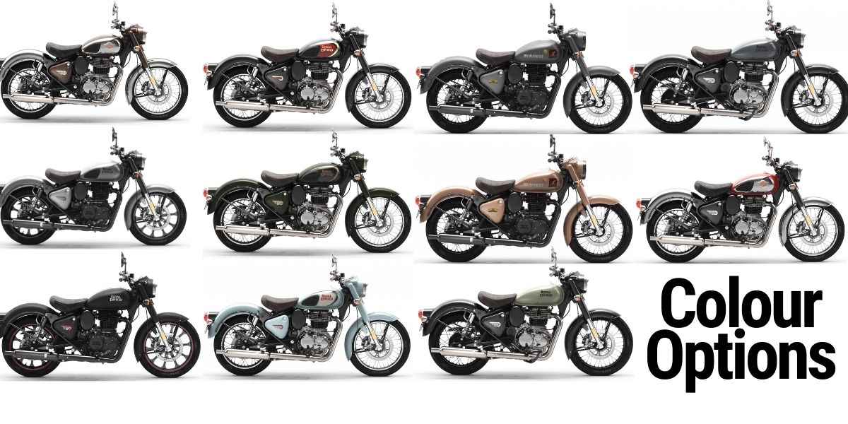 Royal Enfield Classic 350 Color Options