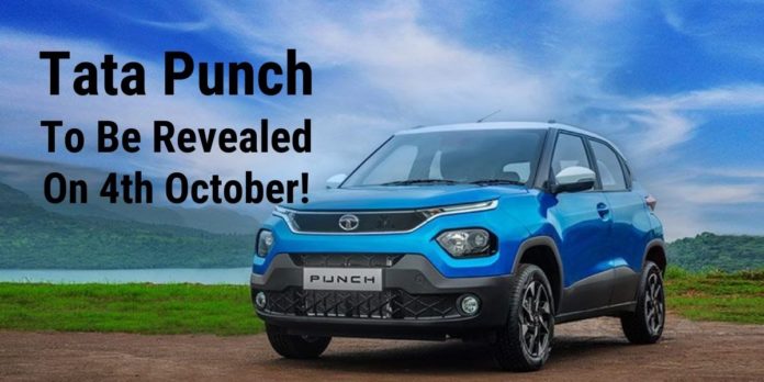 Tata Punch to be revealed on 4th October