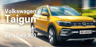 Volkswagen Taigun Launched at Rs 10,49,900