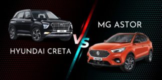 MG Astor vs Hyundai Creta