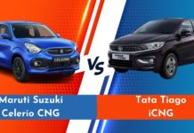 Maruti Suzuki Celerio CNG vs Tata Tiago iCNG