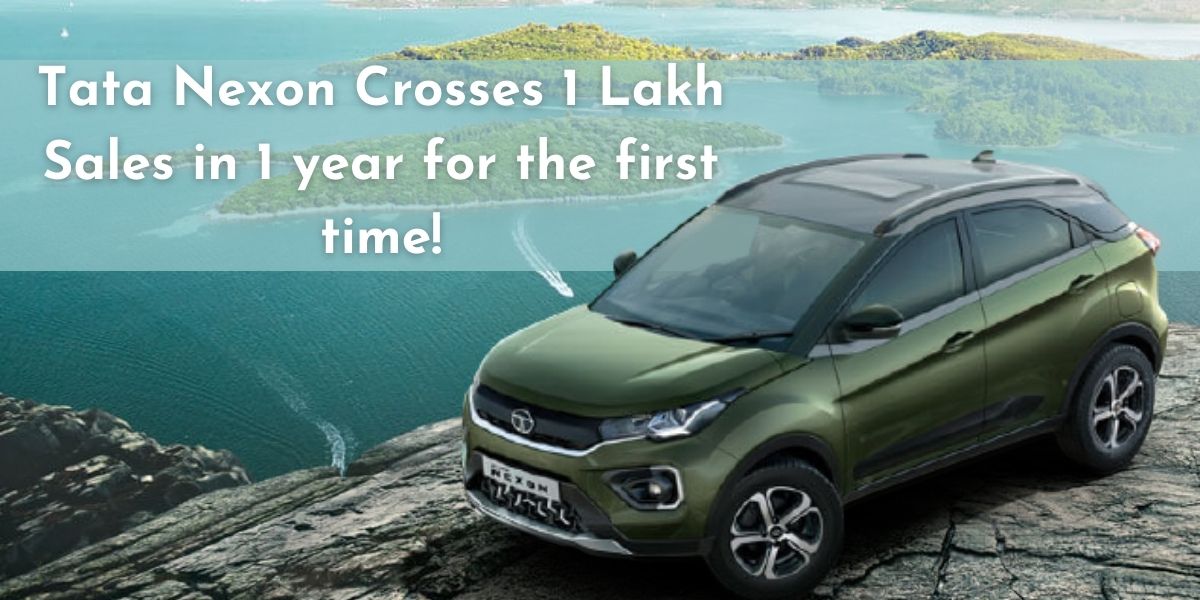 Tata Nexon leads while crossing 1 lakh sales mark in 1 year